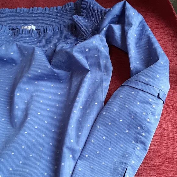 Maette by‎ Stella and Dot cotton blouse - Picture 3 of 5